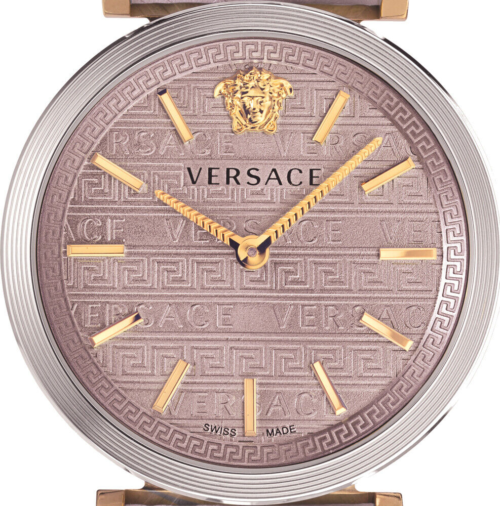 Versace V-Twist Light Pink Dial Quartz Ladies Watch - VELS00219