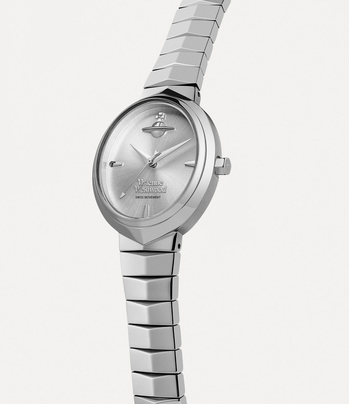 Vivienne Westwood Ladies Armour Silver Watch VV314SLSL