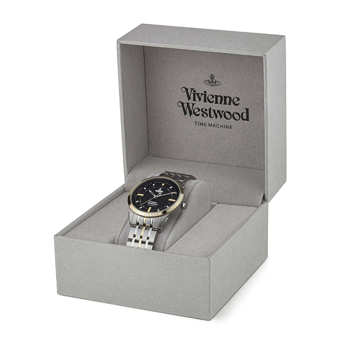 Vivienne Westwood East End watch in original retail box with presentation display