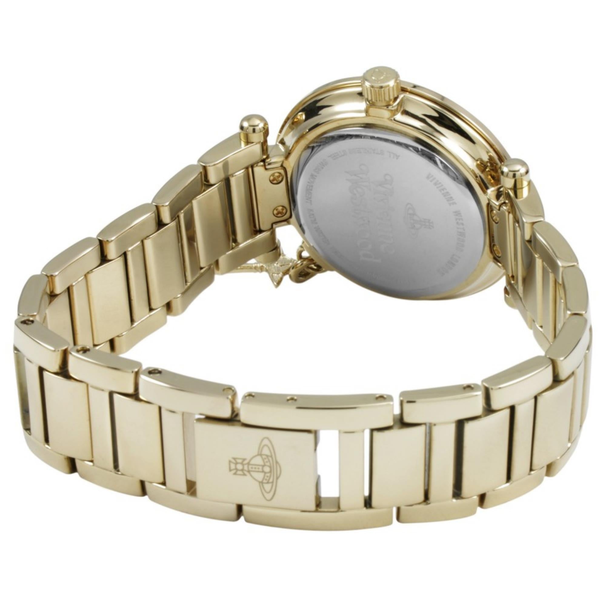 Vivienne Westwood Gold Plated Kensington Ladies Watch VV006KGD
