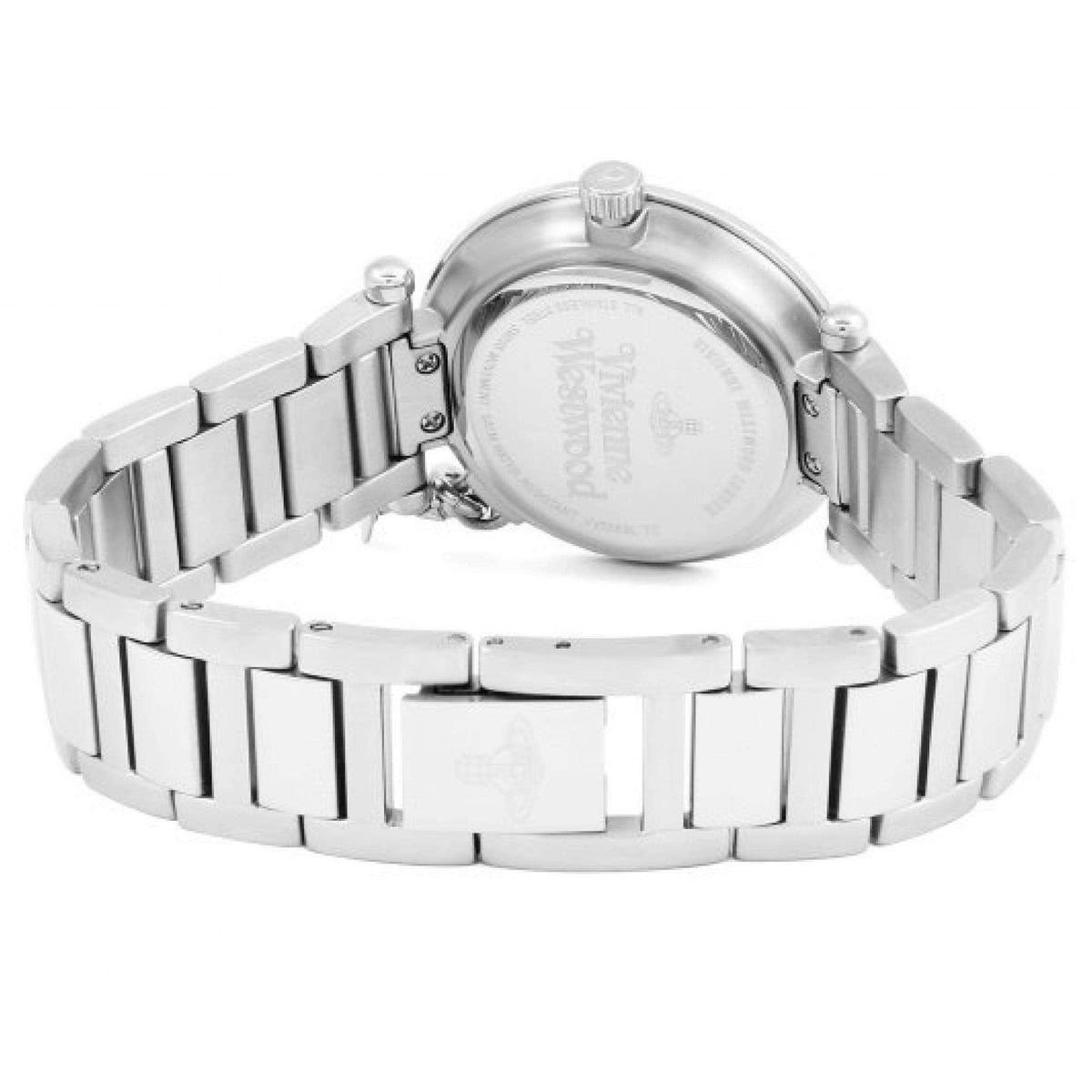 Vivienne Westwood Orb Stainless White Dial Steel Quartz Ladies Watch - VV006SL