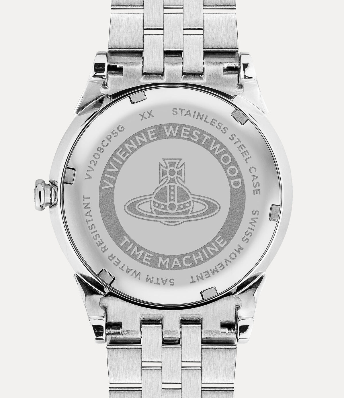 Vivienne Westwood Crystal Two-Tone Bracelet Strap Women's Watch - VV208CPSG
