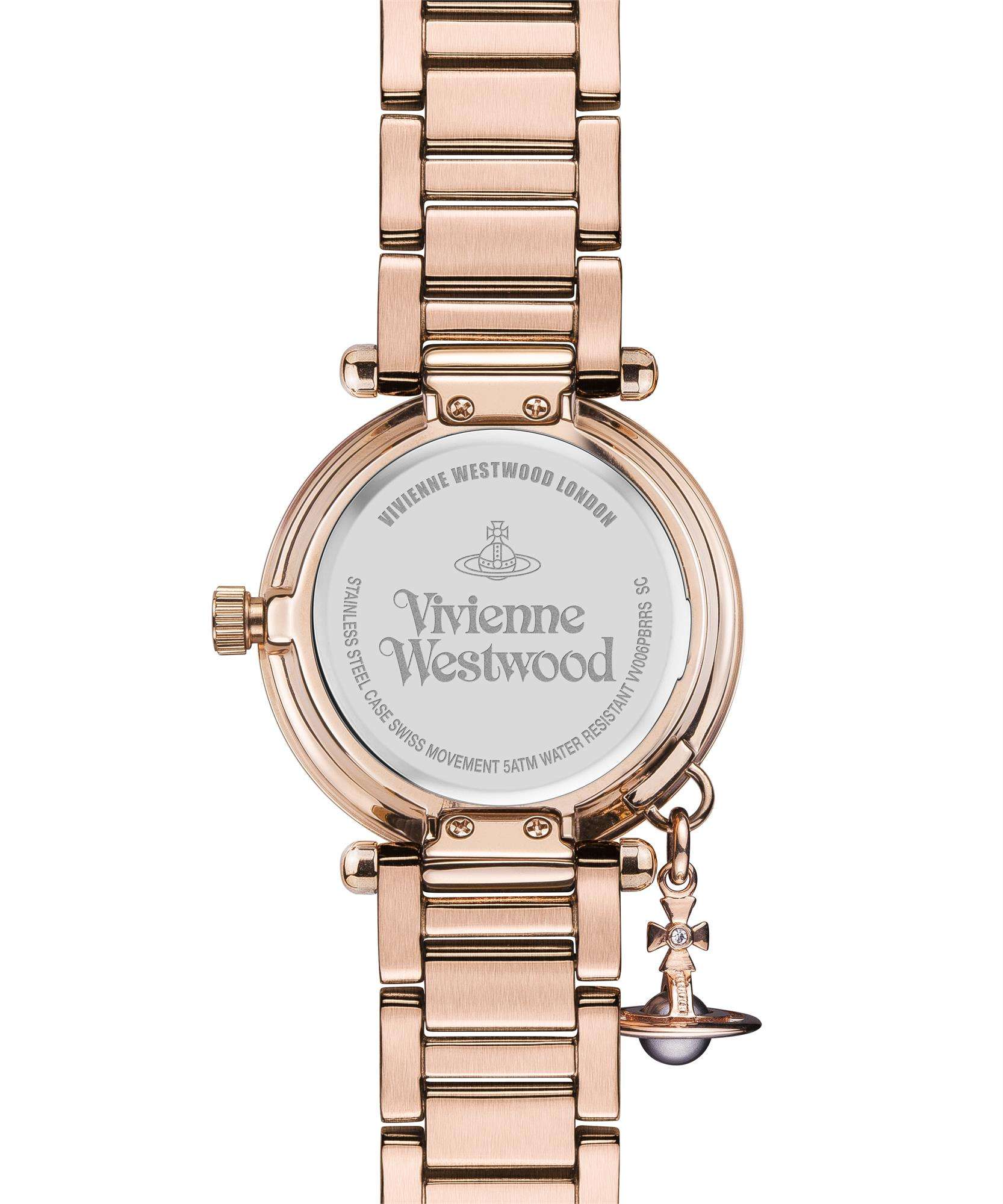 Vivienne Westwood Mother Orb Quartz Brown Dial Ladies Watch - VV006PBRRS