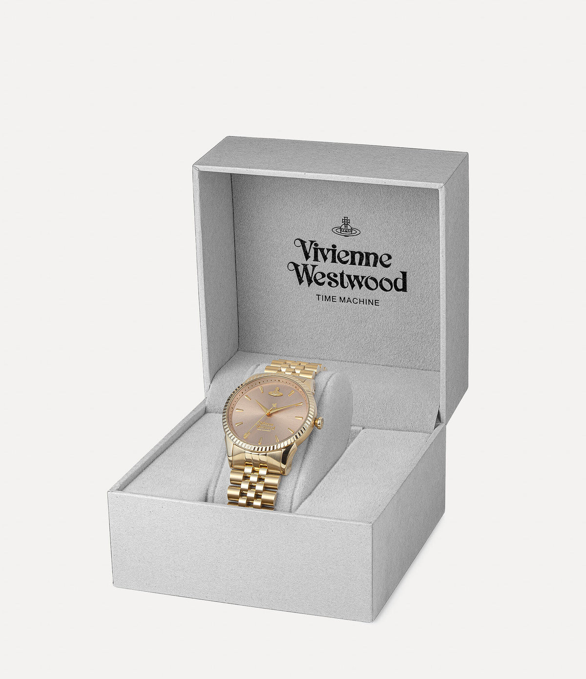 Vivienne Westwood Seymour watch in original retail packaging box with branding