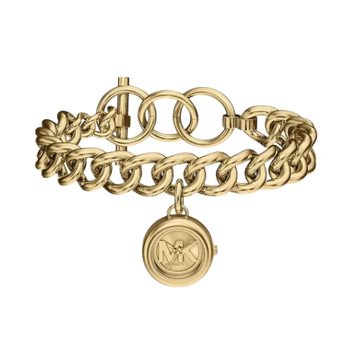 Michael Kors Mini Chelsea Gold-Tone Chain Link Watch MKO1258