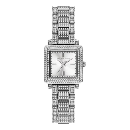 Michael Kors Petite Gwynn Pavé Silver-Tone Watch - MKO1262