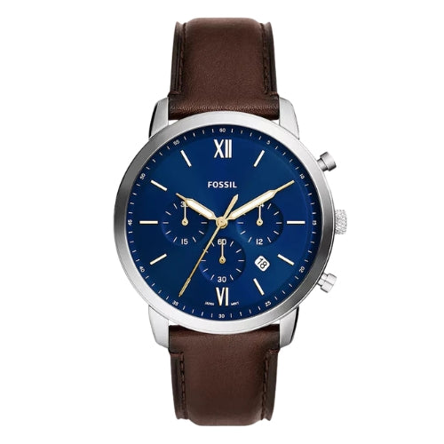 Fossil Neutra Chronograph Brown Leather Men's Watch - FS6018