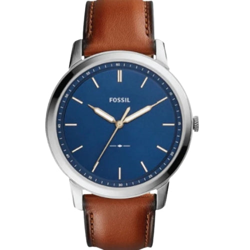 Fossil Minimalist Slim Three-Hand Light Brown Leather Watch - FS5304