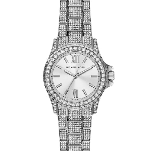 Michael Kors Mini Everest Pavé Silver-Tone Watch - MKO1198