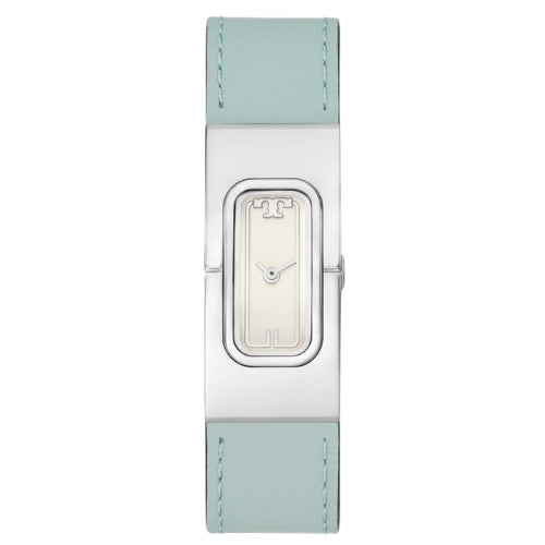 Tory Burch T Watch Light Blue/Faux Croc Grey – TBW3048