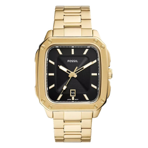 Fossil Machine Chrono Black Stainless Steel Men's Watch - FS5932