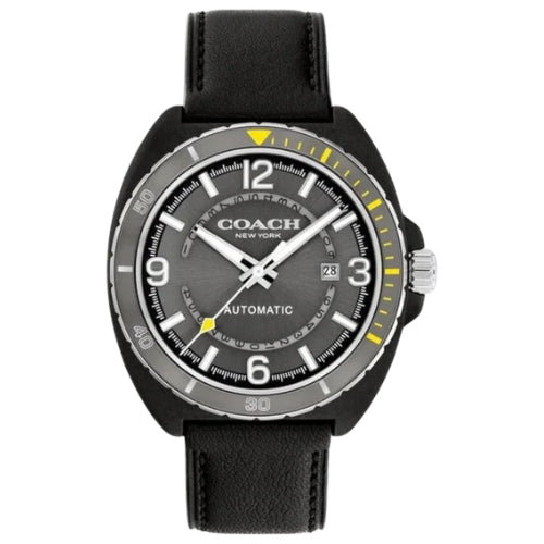 Charter Automatic Grey Dial Analog Leather Men Watch - 14602735