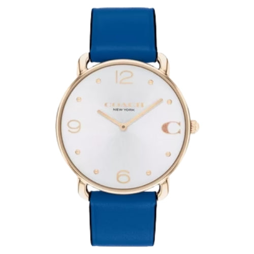 COACH Analog Round Shape Leather Wrist Women's Watch - 14504203