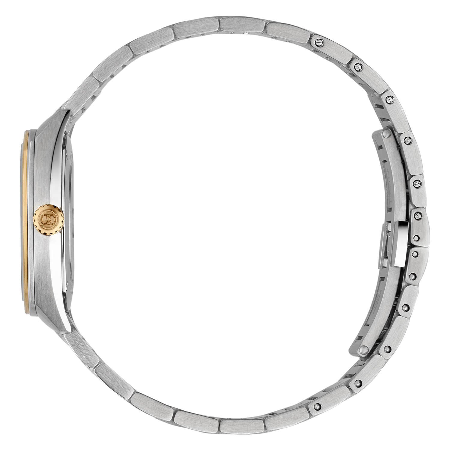 Gucci Interlocking 29mm Silver Dial Stainless Steel Bracelet Watch - YA142514