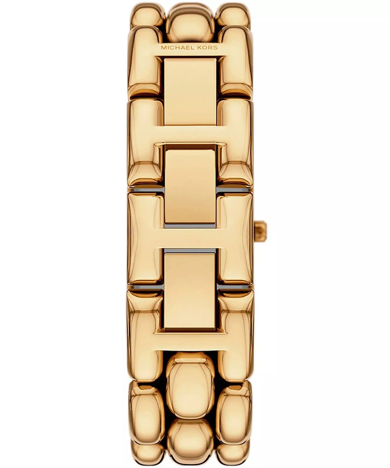 Michael Kors Mini Hally Quartz Crystal Gold Dial Ladies Watch MK4921