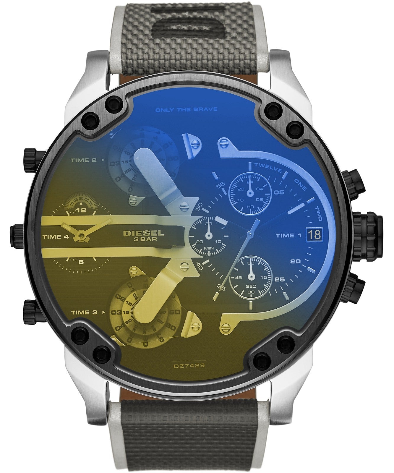 Diesel Mr Daddy 2.0 Fabric Strap Chronograph Men's Watch DZ7429