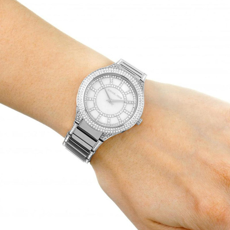 Michael Kors Kerry Mother Pearl Dial Silver Ladies Watch MK3311 - Watches of New Zealand #4