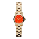 Marc By Marc Jacobs Henry Dinky Orange Dial Ladies Watch  MBM3202 - Watches Of New Zealand
