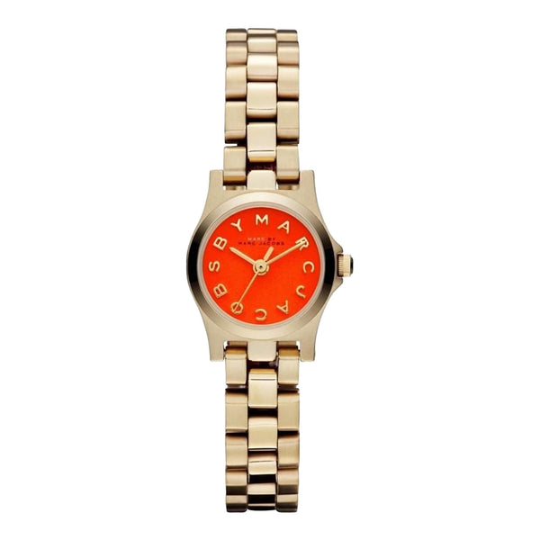 Marc By Marc Jacobs Henry Dinky Orange Dial Ladies Watch  MBM3202 - Watches Of New Zealand