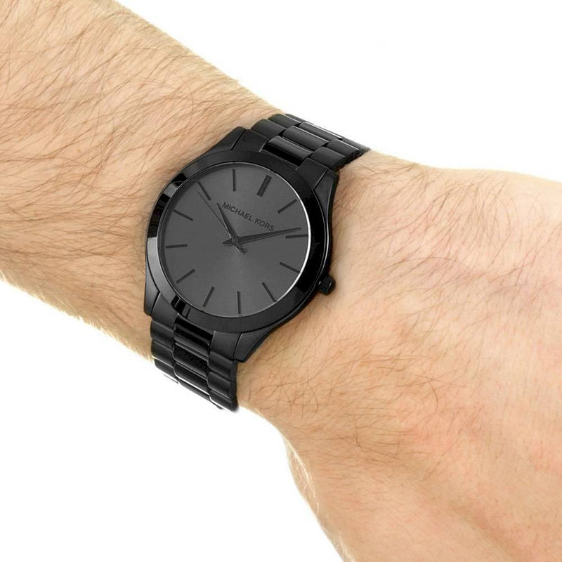 Michael Kors Slim Runway Black Dial Men's Watch MK8507 - Watches of New Zealand #5