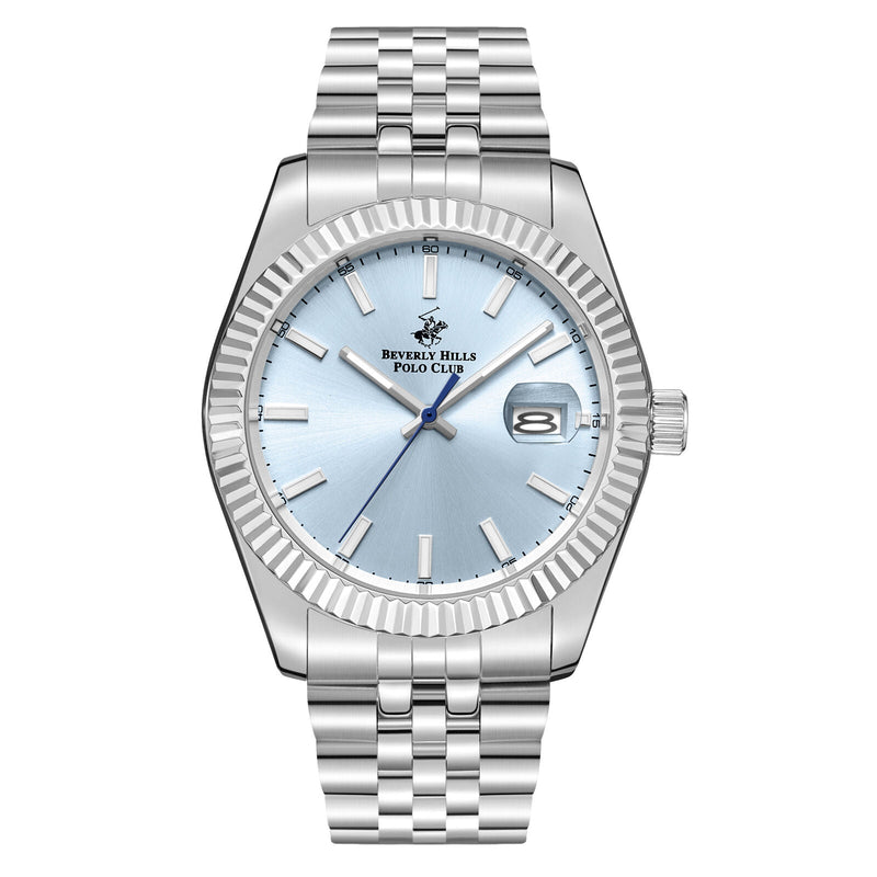 Beverly Hills Polo Club Silver Stainless Steel Men's Watch - BP3018X.302 BP3018X.302 - Image 1