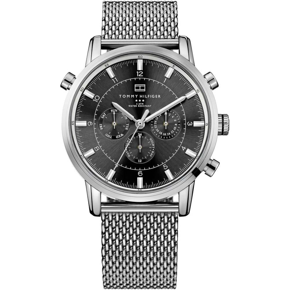Tommy Hilfiger Gray Dial Silver Men's Watch 1790877