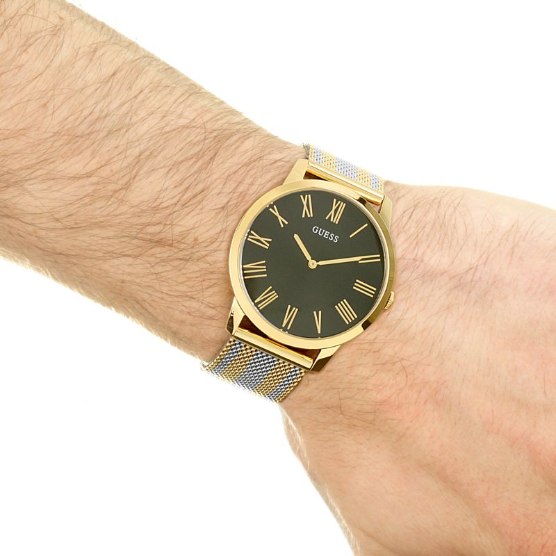 Guess Men’s Analog Stainless Steel Black Dial Men's Watch W1179G2 - Watches of New Zealand #2