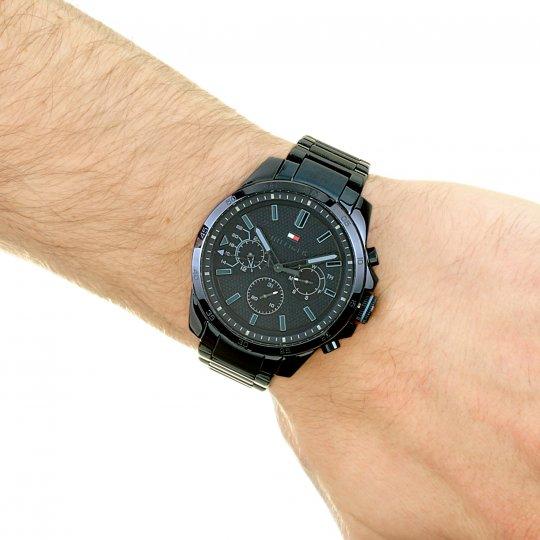Tommy Hilfiger Decker Chronograph Blue Dial Men's Watch#1791560 - Watches of New Zealand #4