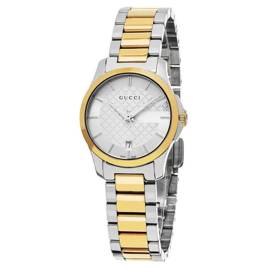 Gucci Two Tone Watch 27mm G-Timeless Ladies YA126531