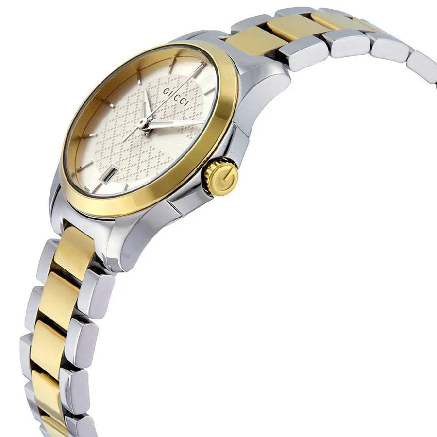 Gucci Two Tone Watch 27mm G-Timeless Ladies YA126531