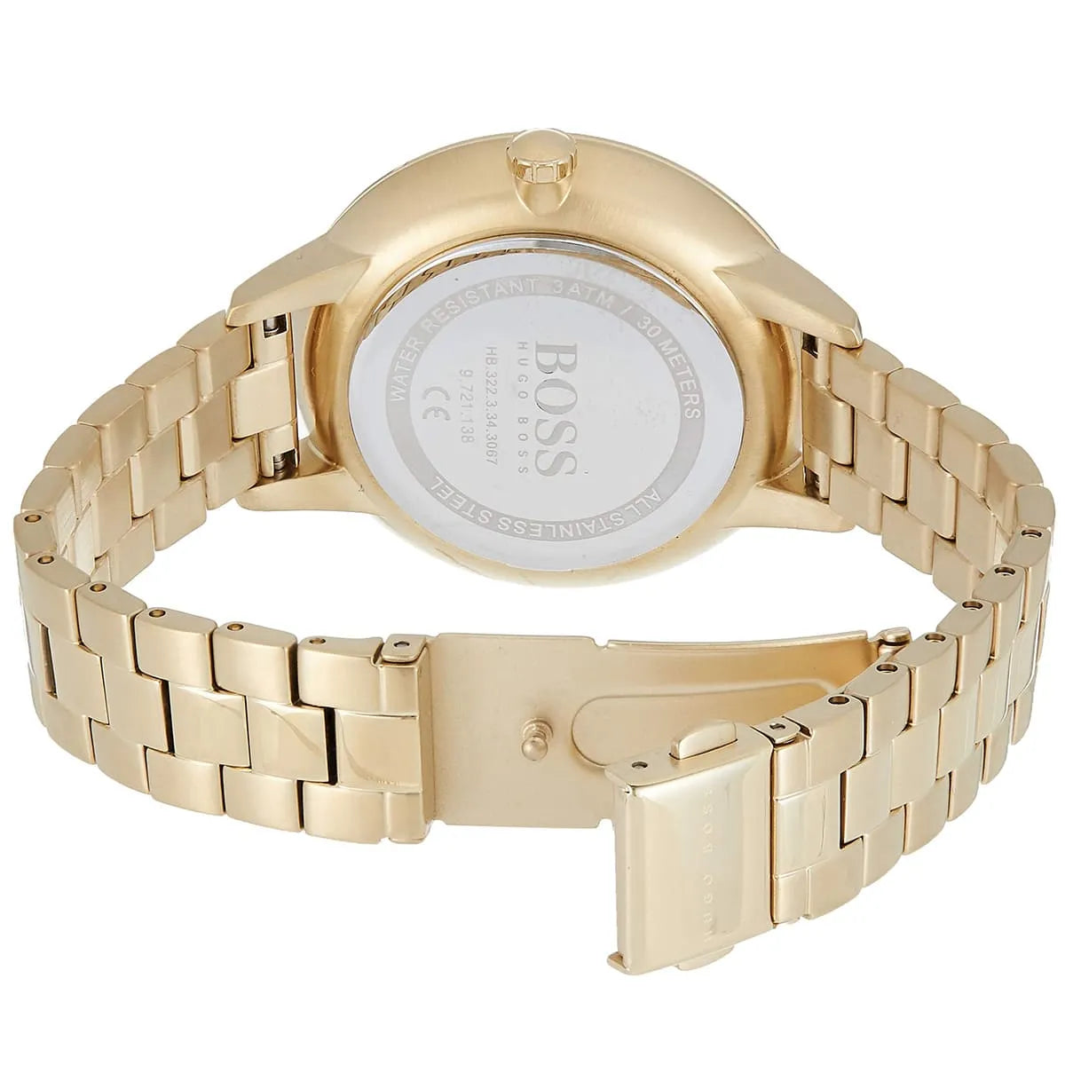 Hugo Boss Symphony Quartz Brown Dial Ladies Watch - 1502422