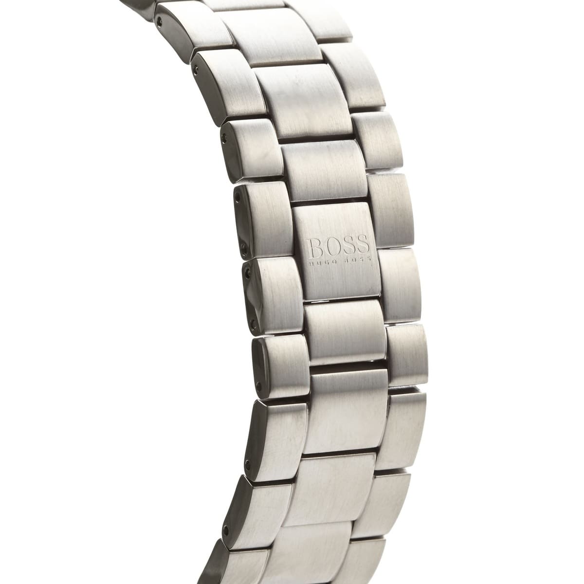 Hugo Boss Ikon Chronograph Silver Dial Silver Steel Strap Men's Watch - 1512964