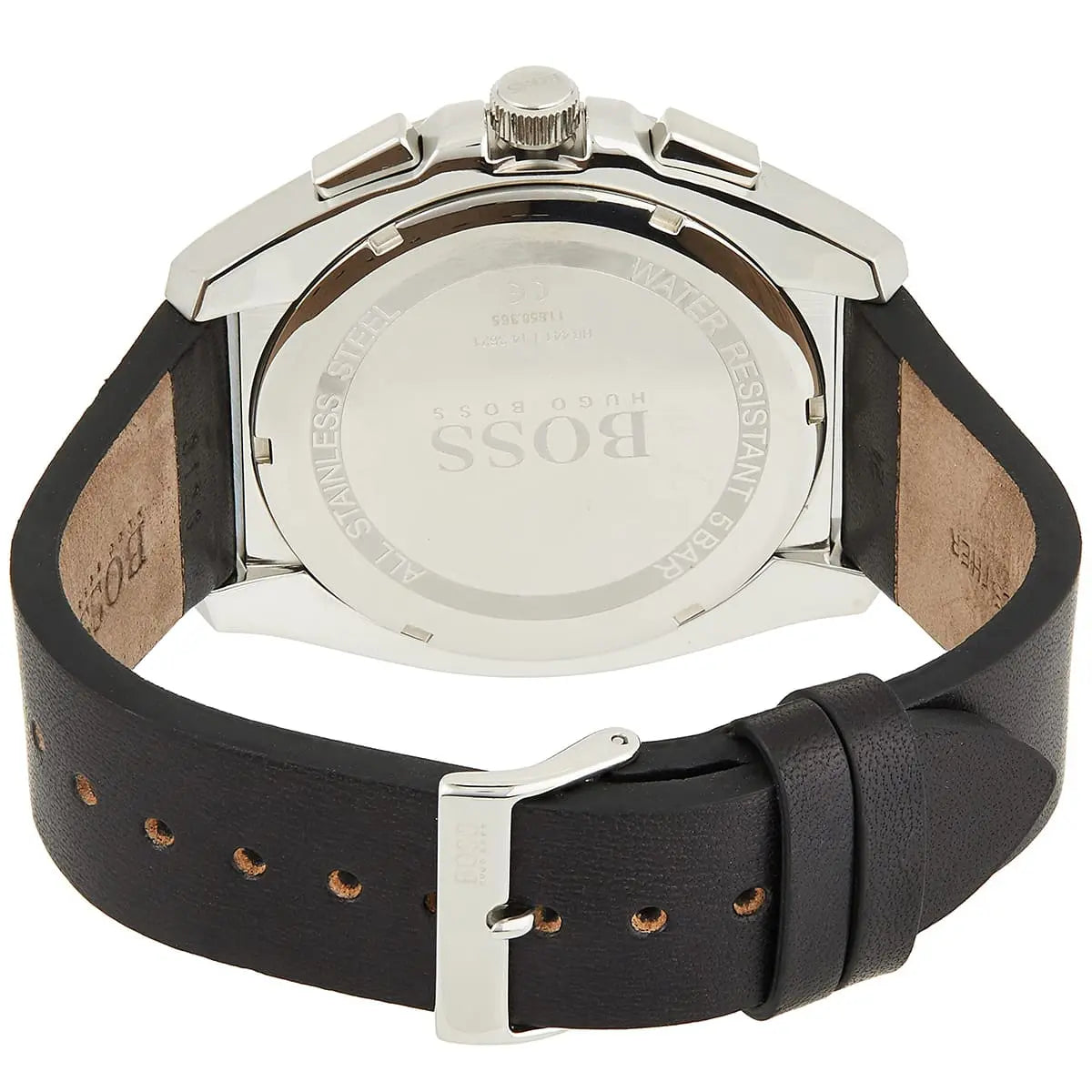 Hugo Boss Grandmaster caseback detail showing logo and reference number