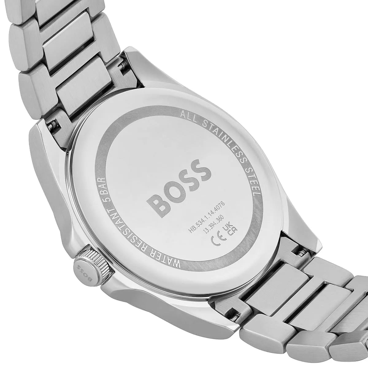 Hugo Boss Chronograph Skymaster Black Leather Strap Men's Watch 1514170