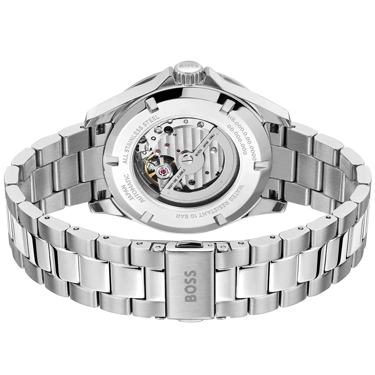 Hugo Boss Troper Chronograph Automatic Black Dial Men's Watch - 1514202