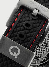 Quantum Black Chronograph Silicone Strap Men's Watch HNG956.351 - Watches of New Zealand #3