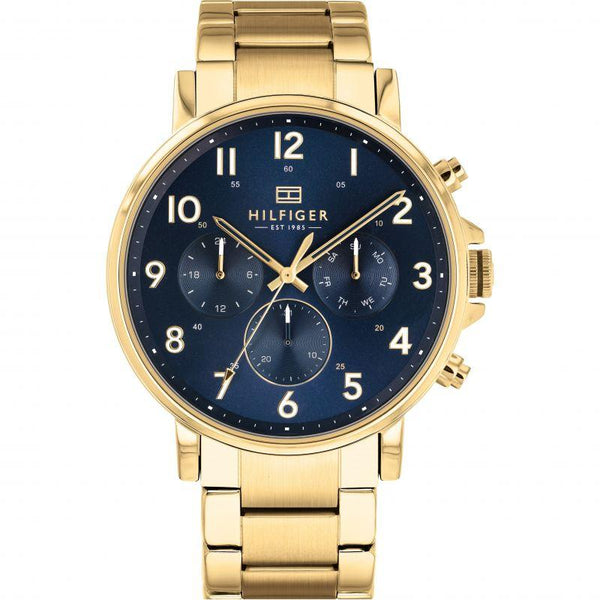 Tommy Hilfiger Multi-function Gold Steel Men's Watch  1710384 - Watches of New Zealand