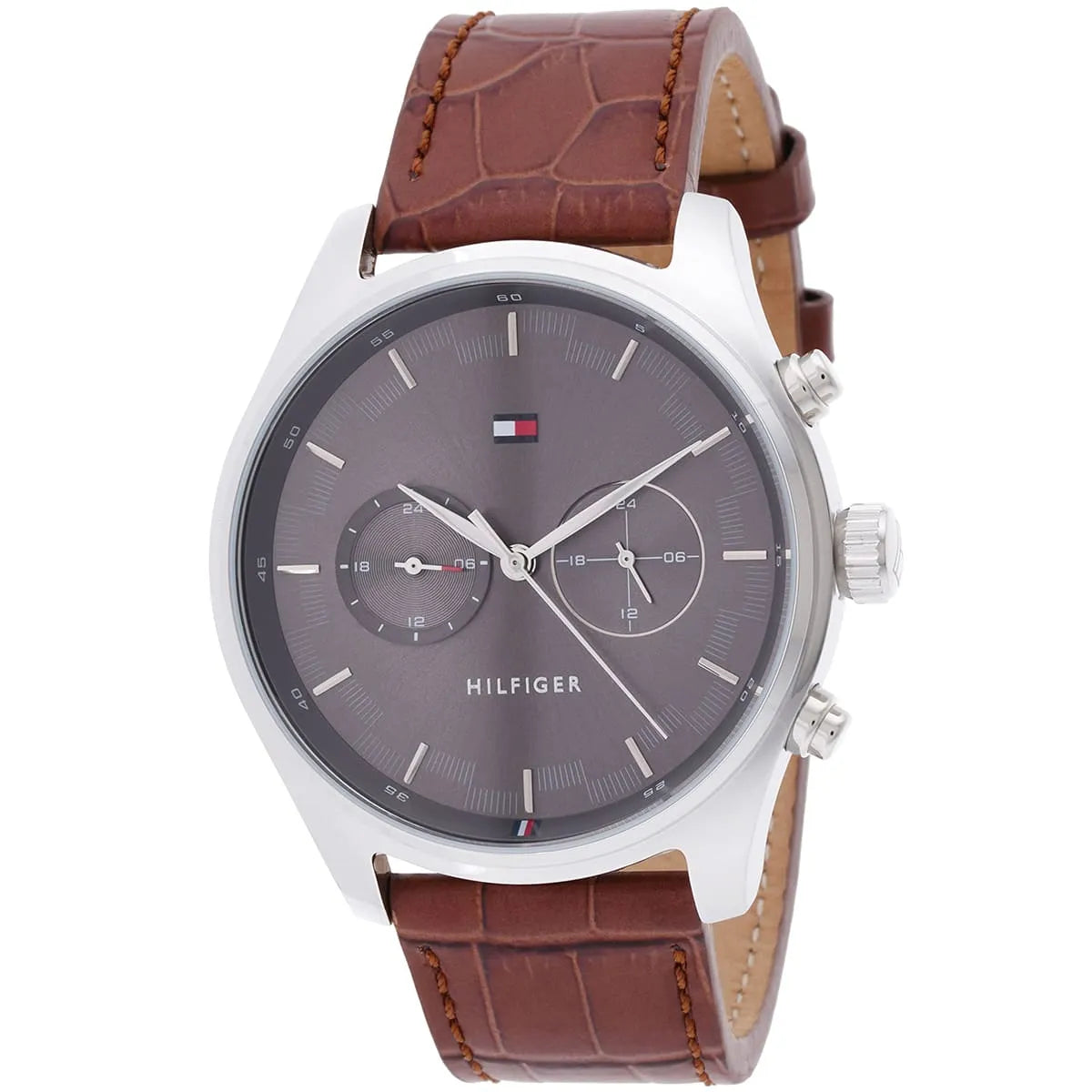 Tommy Hilfiger Sawyer Quartz with Analog Display and Leather Strap Men's Watch - 1710422