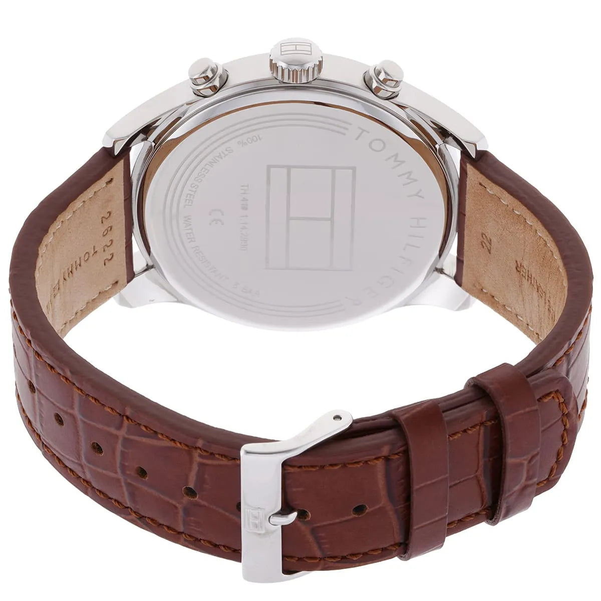 Tommy Hilfiger Sawyer Quartz with Analog Display and Leather Strap Men's Watch - 1710422