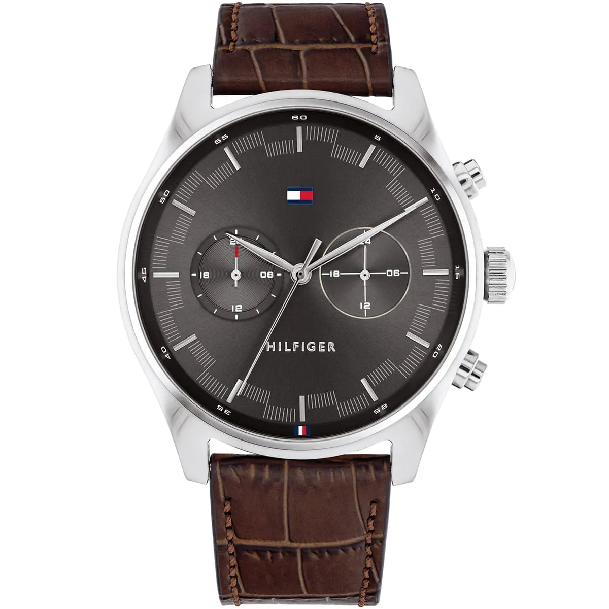 Tommy Hilfiger Sawyer Quartz with Analog Display and Leather Strap Men's Watch - 1710422