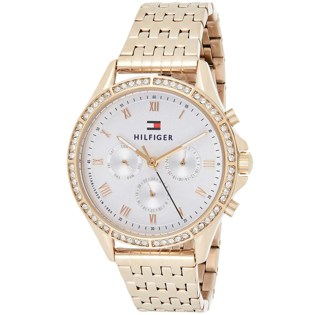 Tommy Hilfiger Ari chronograph watch with roman numeral indices and subdials