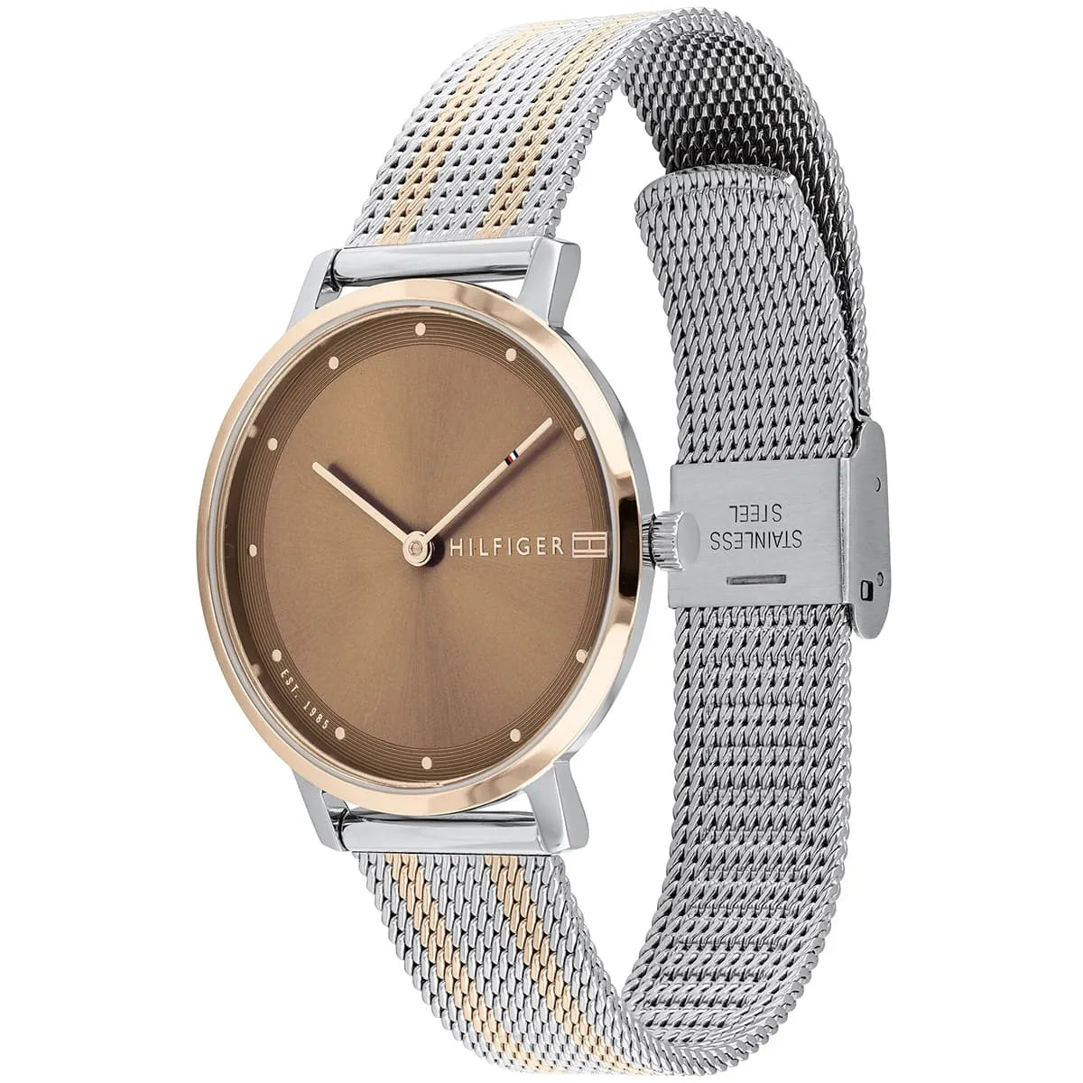 [Official Warranty] Tommy Hilfiger 1782152 Women's Taupe Brown Dial Stainless Steel Strap Watch (watch for women / jam tangan perumpuan /tommy hilfiger watch for women / women watch) 1782152 - Image 2