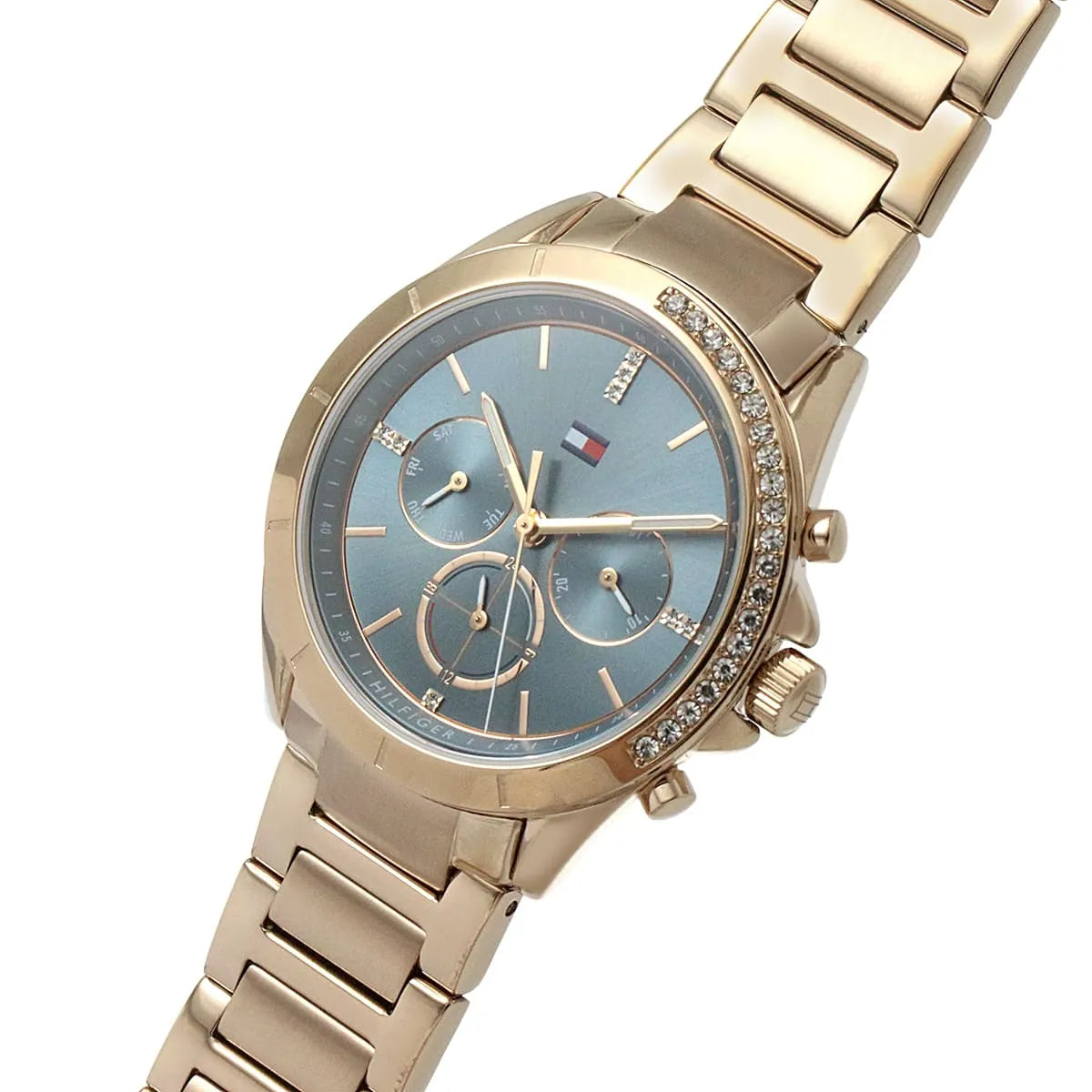TOMMY HILFIGER KENNEDY Multifunction Steel Gold Rose Womens Watch  - 1782386