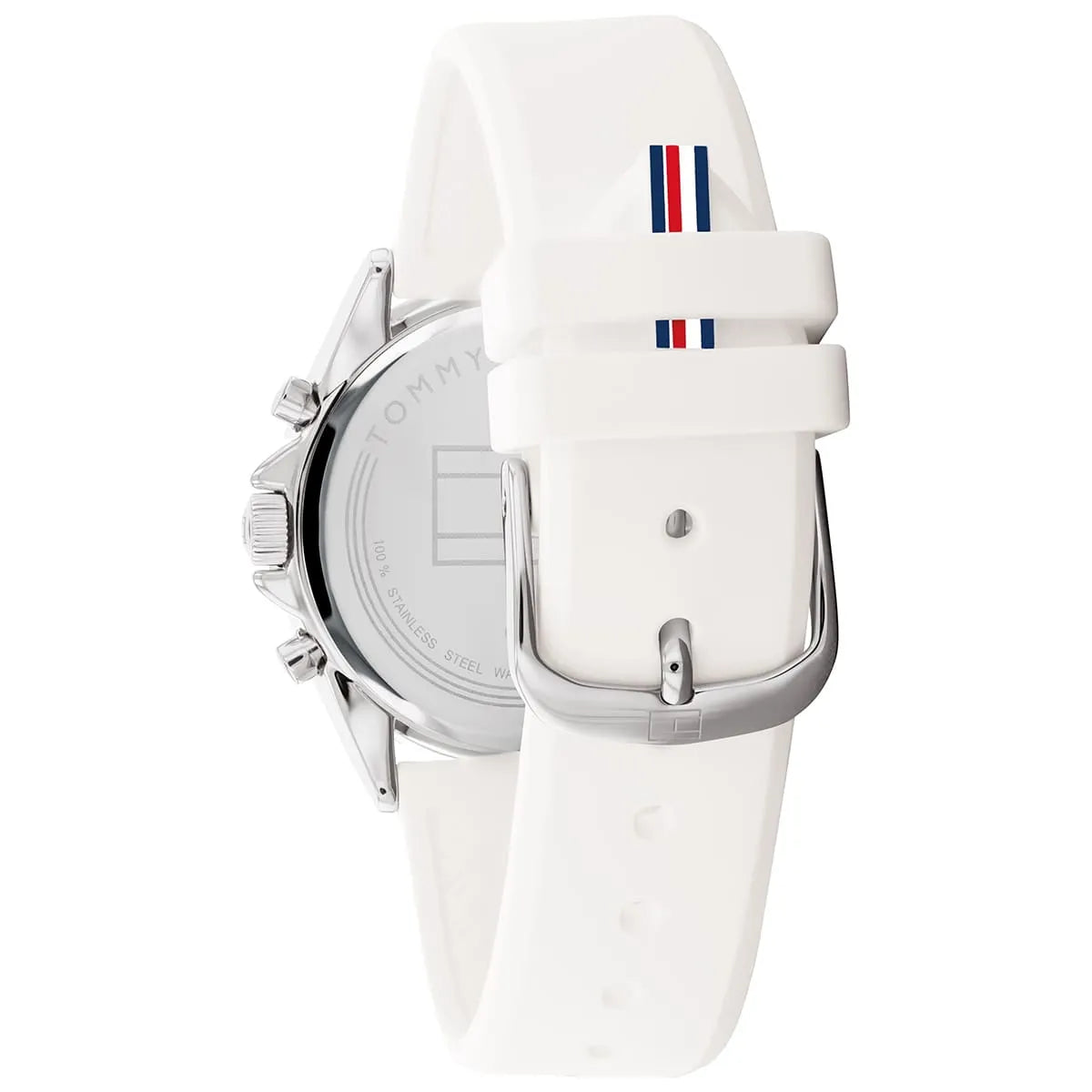 Tommy Hilfiger Women's Quartz White Silicone Strap White Dial 38mm Watch 1782388 1782388 - Image 5