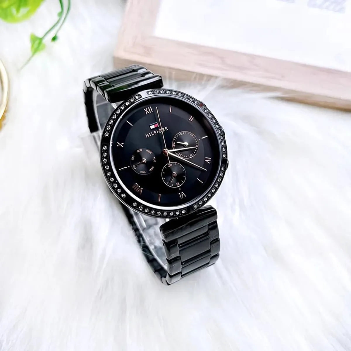 Tommy Hilfiger Quartz Multifunction Black Dial Watch for Women - 1782390