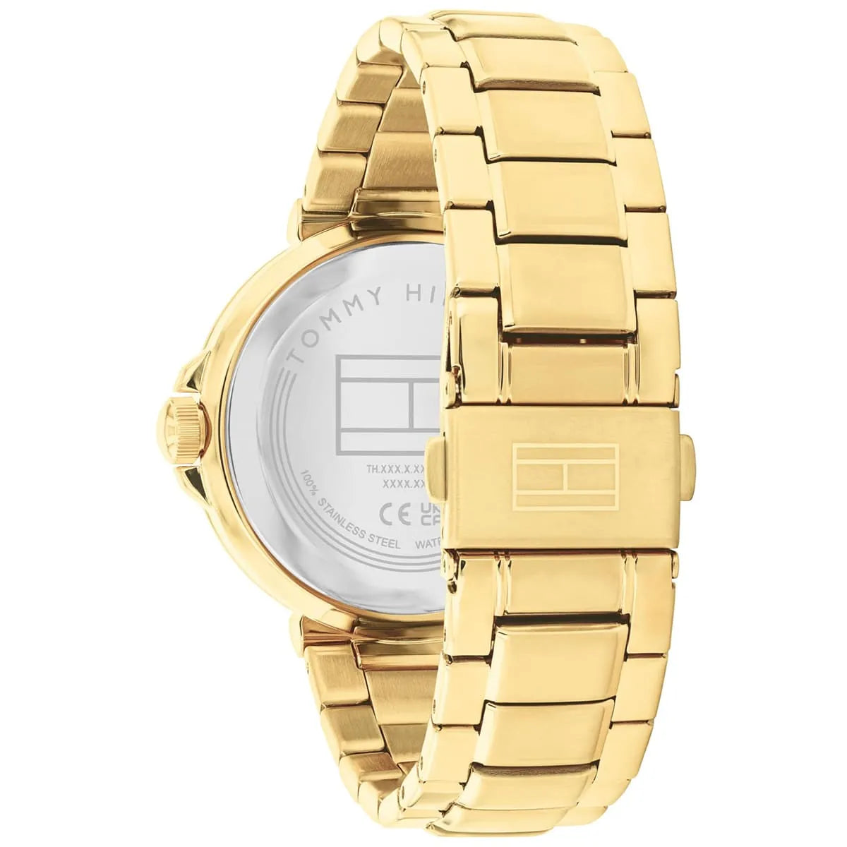 Tommy Hilfiger Gold Steel Green Dial Multi-function Women's Watch - 1782755