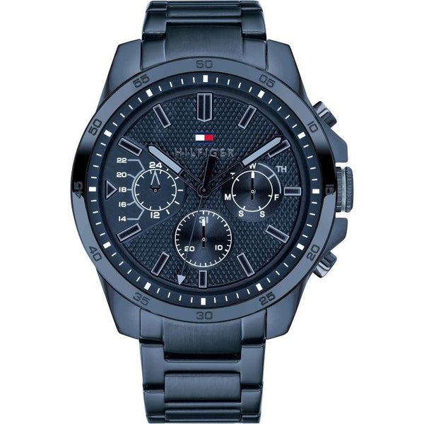 Tommy Hilfiger Decker Chronograph Blue Dial Men's Watch #1791560 - Watches of New Zealand