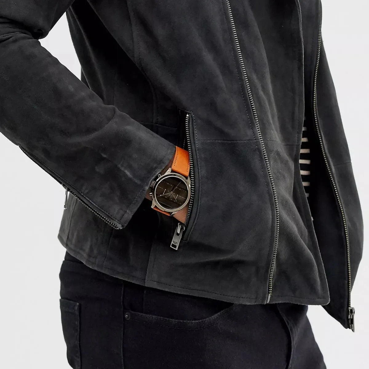 Tommy Hilfiger Brown Dual Time Dial, Leather Strap  Men's Watch - 1791594