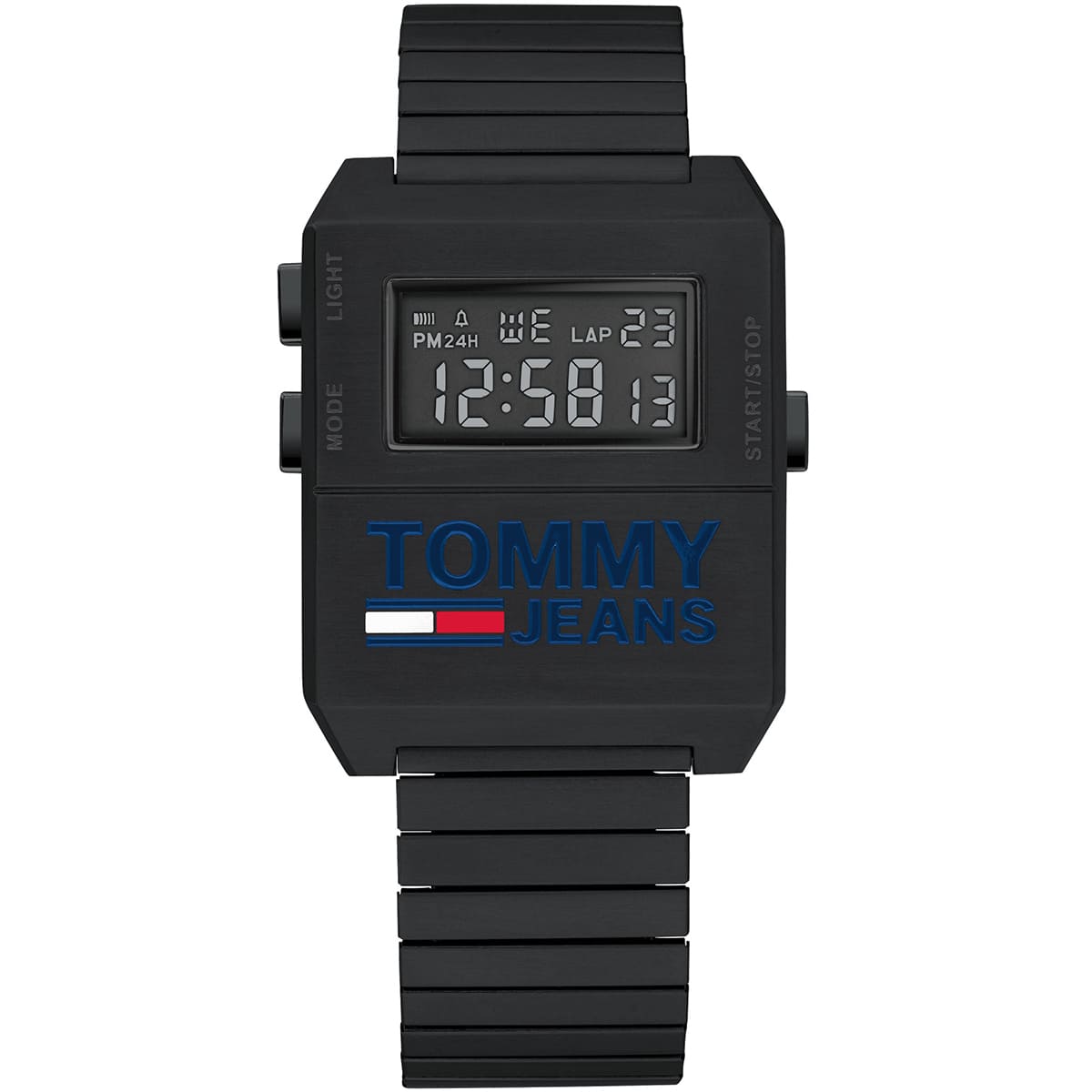 Tommy Hilfiger Digital Stainless Steel Black Dial 32mm Men's Watch 1791671