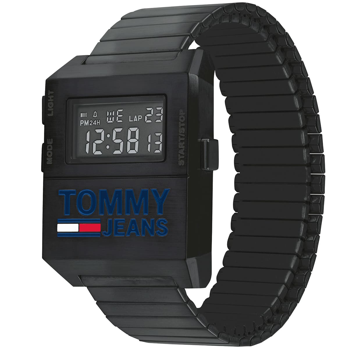 Tommy Hilfiger Digital Stainless Steel Black Dial 32mm Men's Watch 1791671
